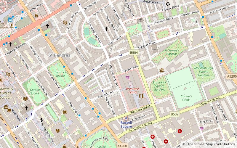 Marchmont Street location map