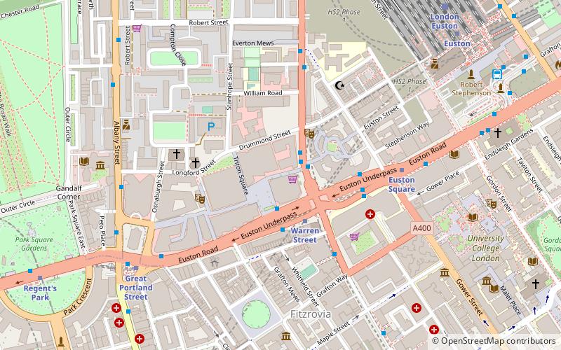 Euston Tower location map