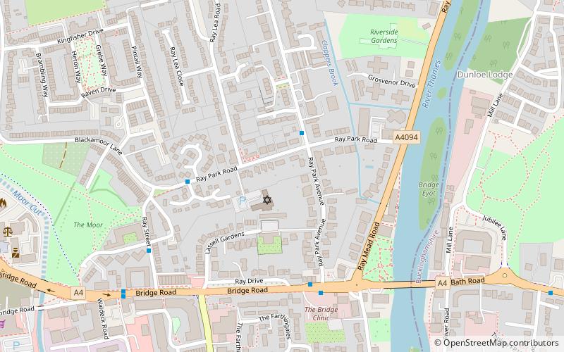 Maidenhead Synagogue location map