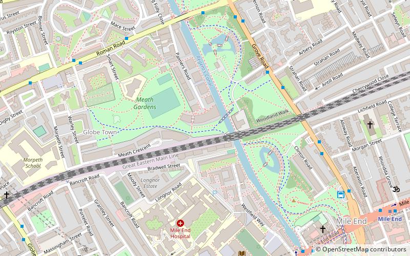 Meath Gardens location map