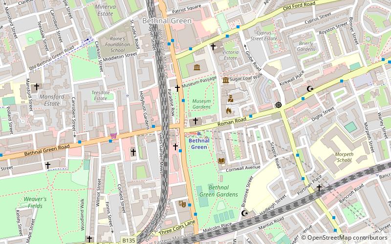 St John on Bethnal Green location map