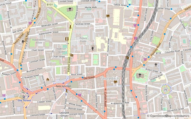 Hoxton Square location map