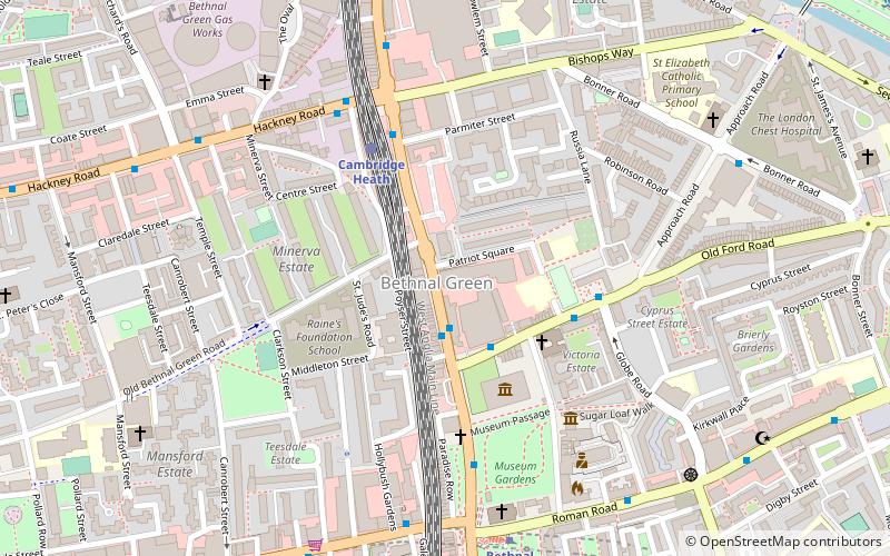 Bethnal Green Town Hall location map