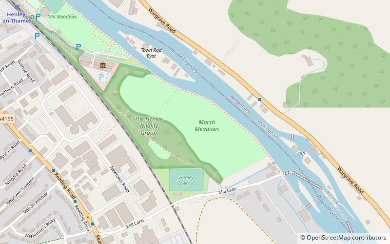 Mill Meadows location map