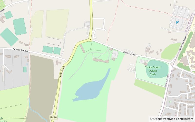 Stoke Place location map