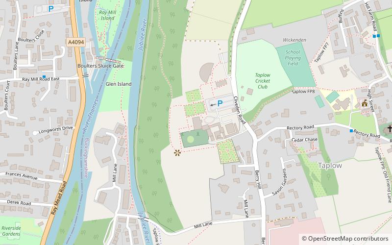 Taplow Court location map