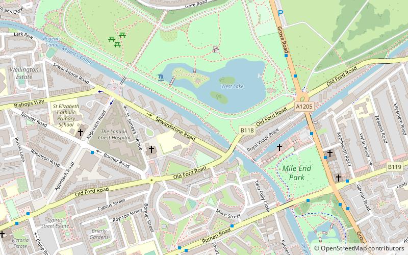 old ford lock londyn location map