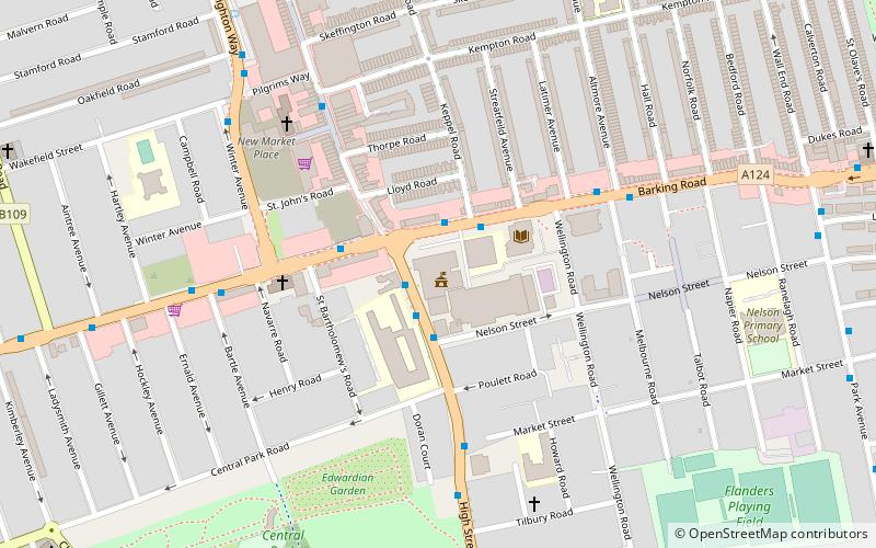 Newham Town Hall location map