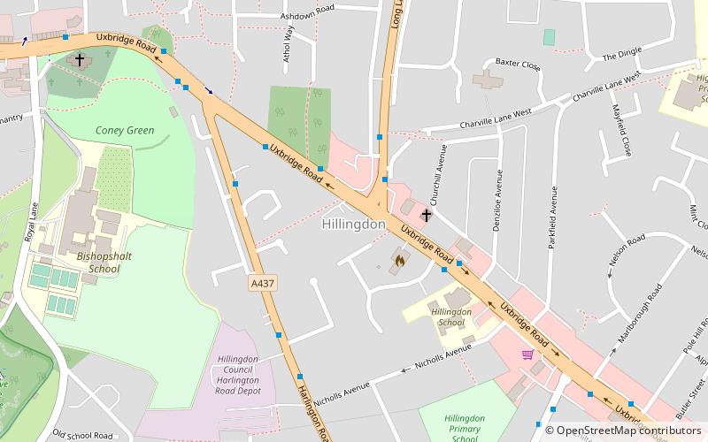 Hillingdon location map