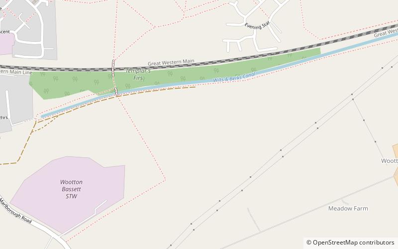 Wootton Bassett Mud Spring location map