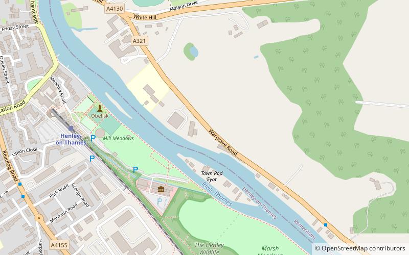henley rowing club henley on thames location map