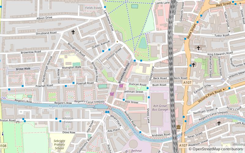 broadway market londyn location map