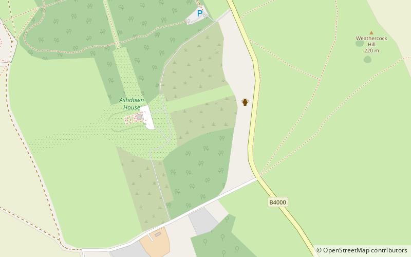 Ashdown Park location map