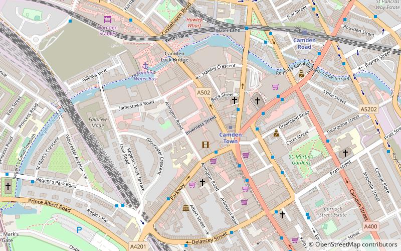Inverness Street Market location map