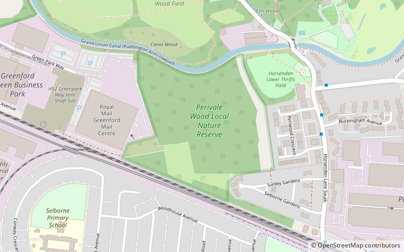 Perivale Wood location map