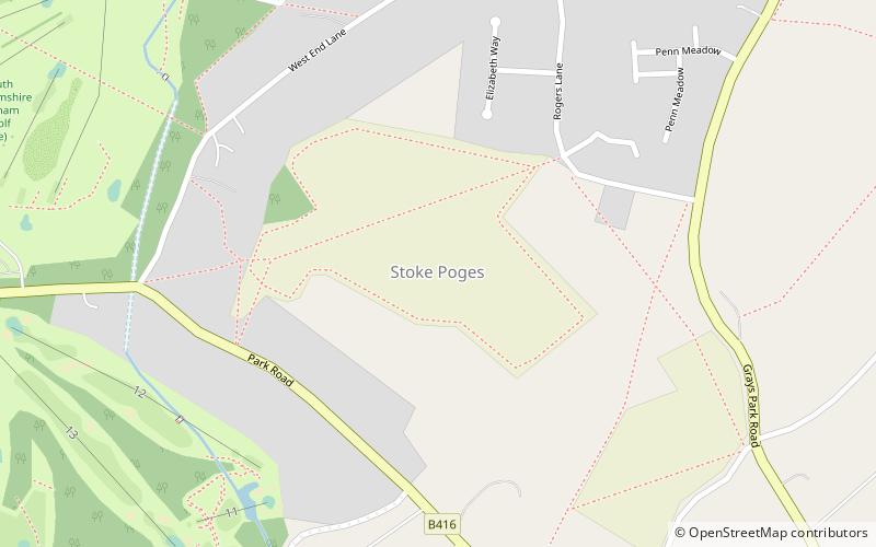 Stoke Poges location map