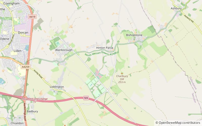 the coombes shrivenham location map