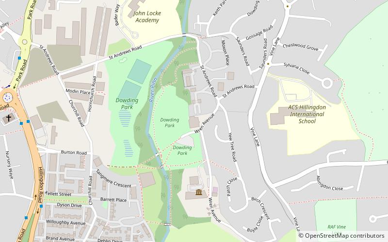 Hillingdon House location map