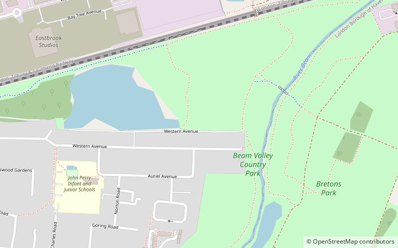 Beam Valley Country Park location map