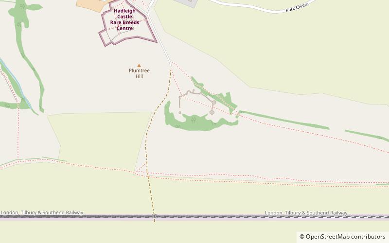 Hadleigh Farm location map