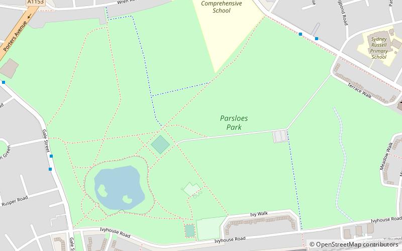 Parsloes Park location map