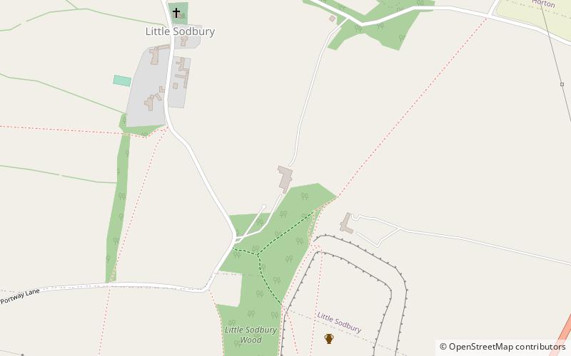 Little Sodbury Manor location map