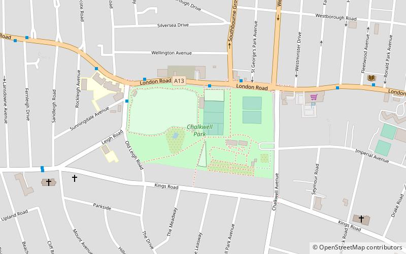 Chalkwell Park location map