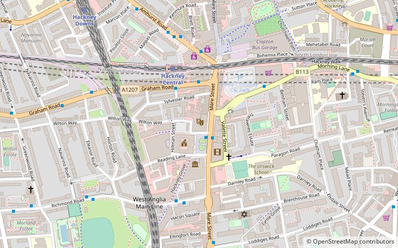Hackney Empire location map