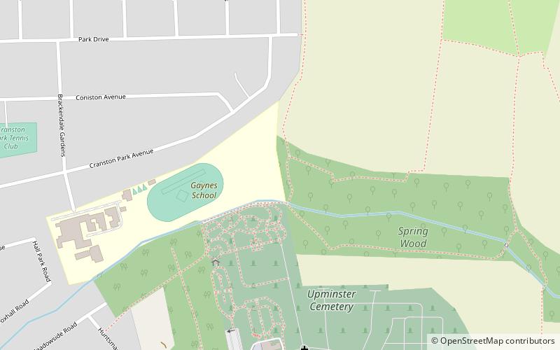 Cranham Marsh location map