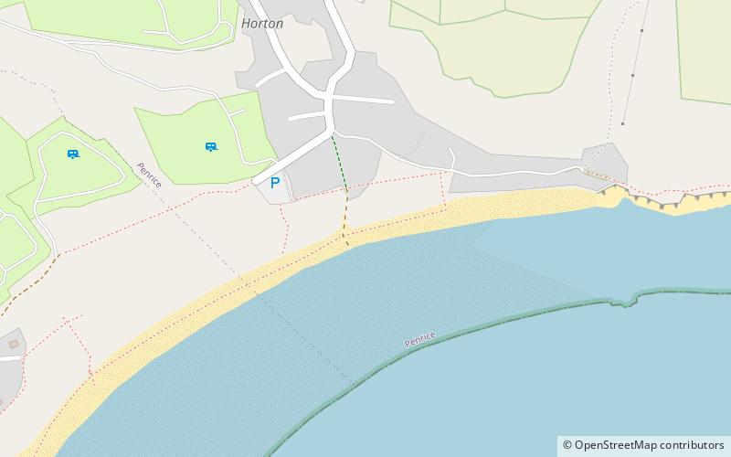 Horton Beach location map