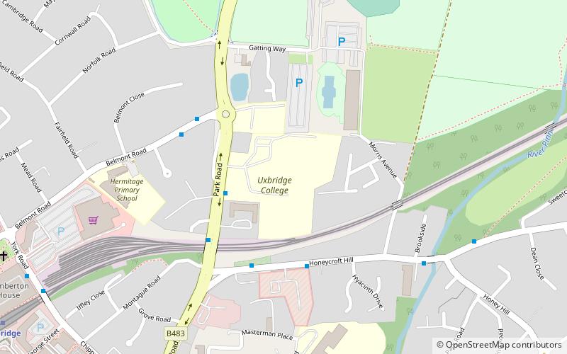 Uxbridge College location map