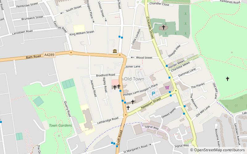 swindon arts centre location map