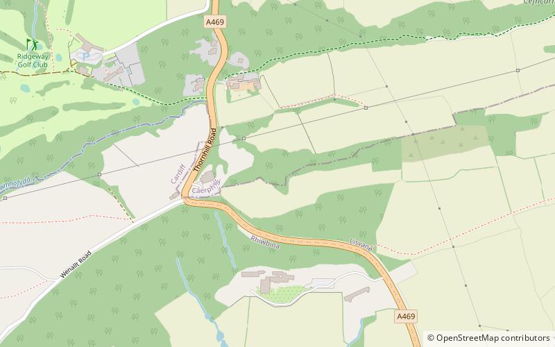 Morgraig Castle location map
