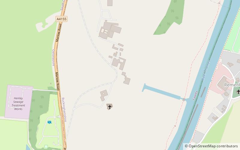Fawley Court location map
