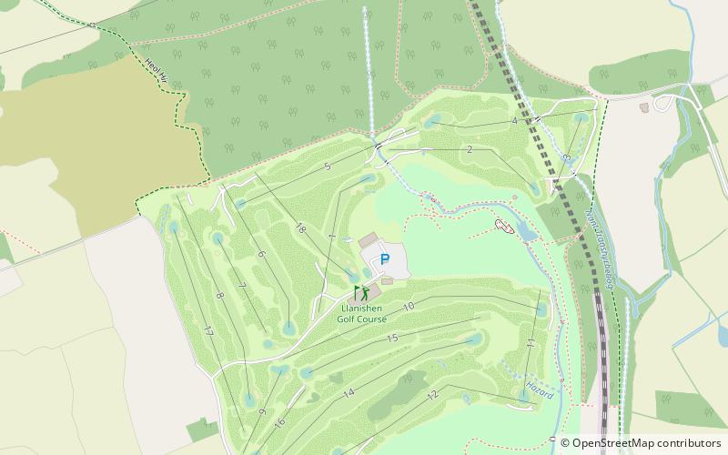 Llanishen Golf Club location map