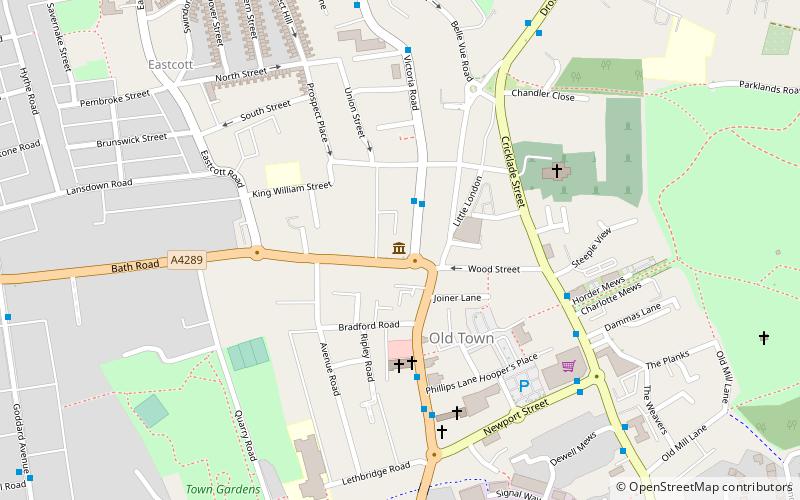 Swindon Museum location map