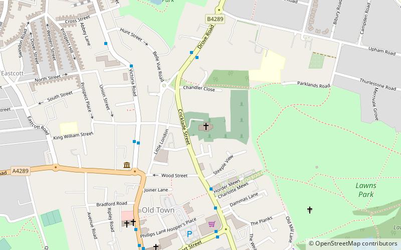 Christ Church location map