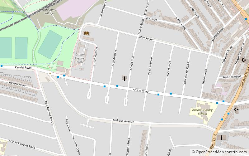 Cricklewood Baptist Church location map