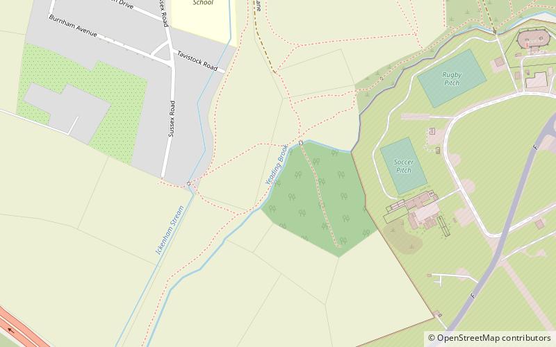 Ickenham Marsh location map