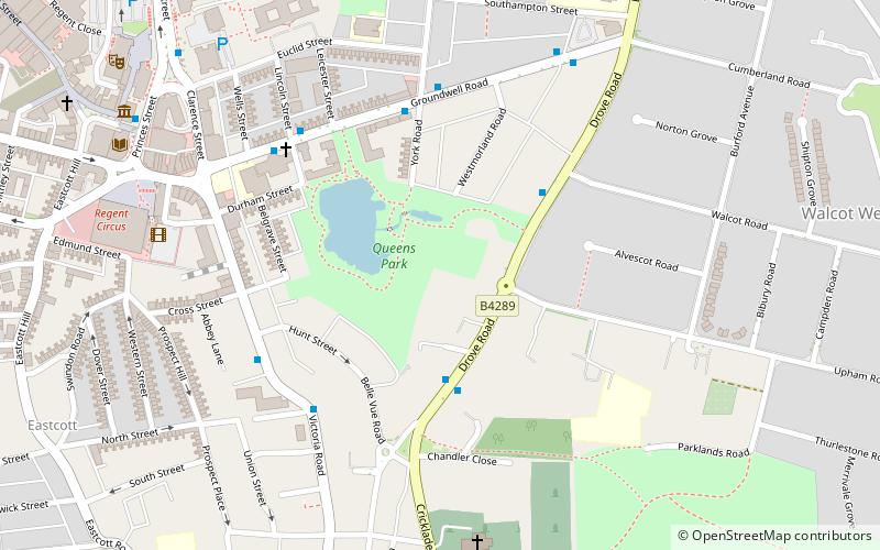 queens park swindon location map