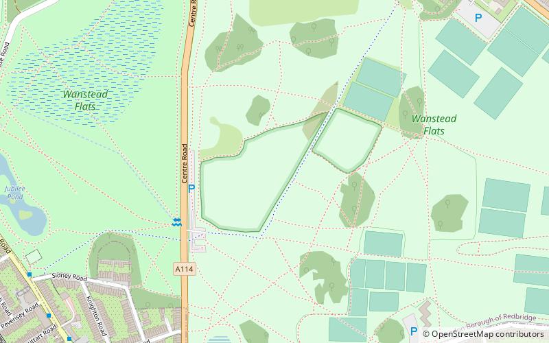 wanstead flats londres location map