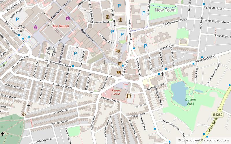 Swindon Town Hall location map