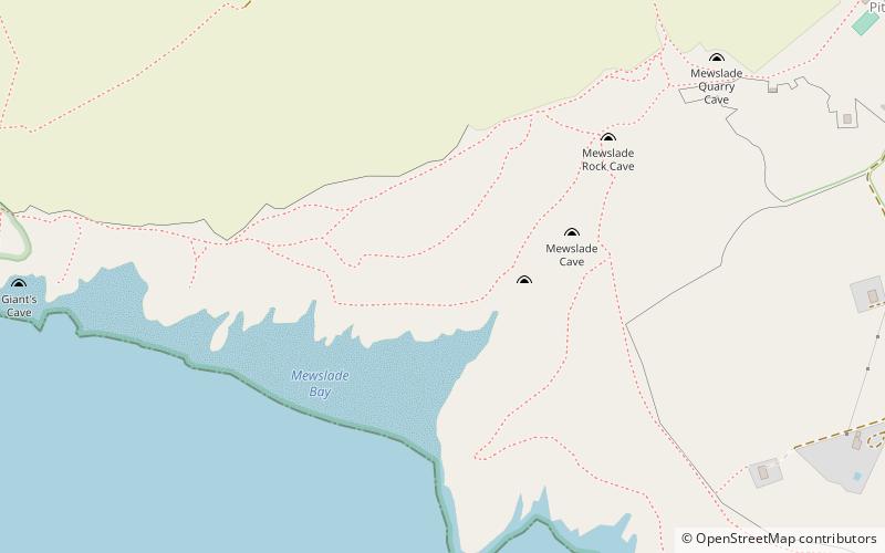grey wall rhossili location map