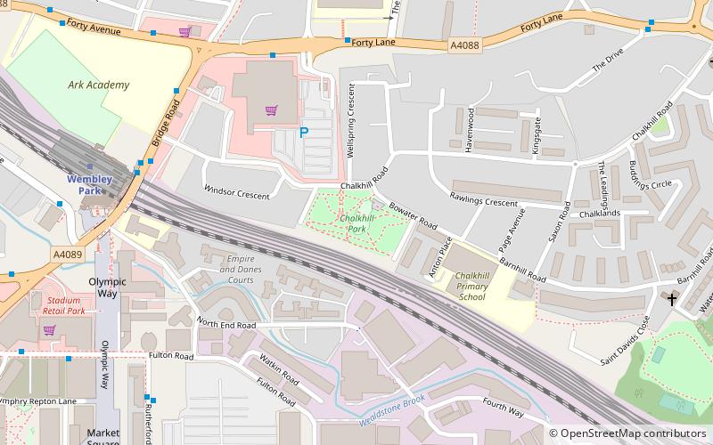 Chalkhill Park location map