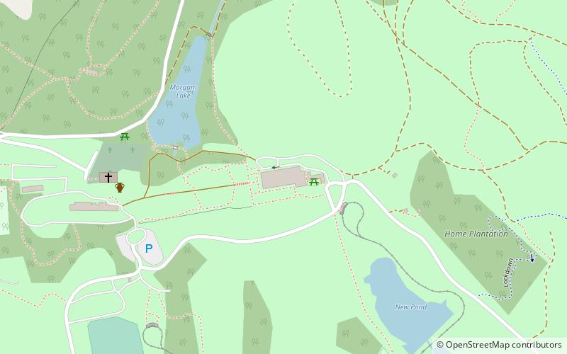 Margam Castle location map