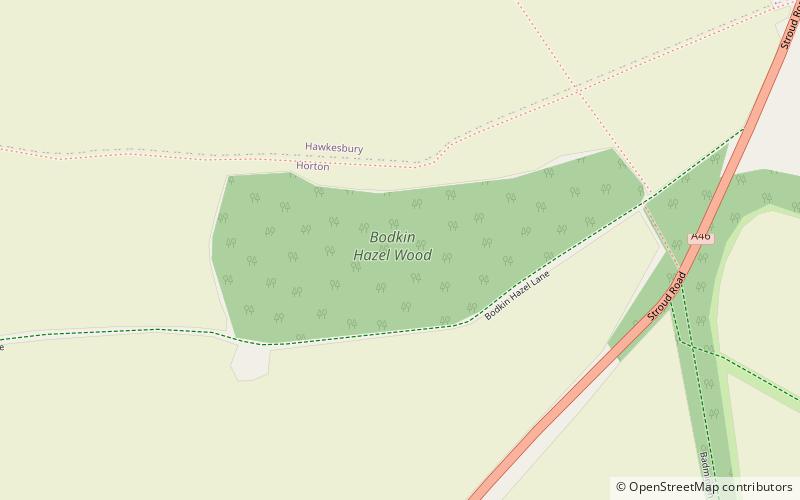 Bodkin Hazel Wood location map