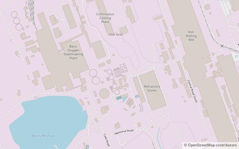 Port Talbot Steelworks location map