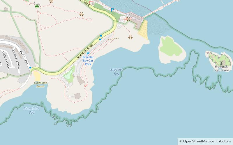 Bracelet Bay location map