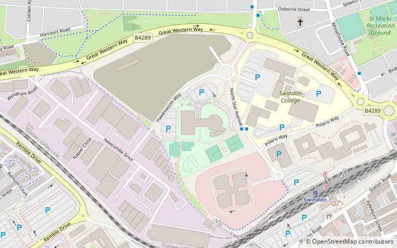 Oasis Leisure Centre location map