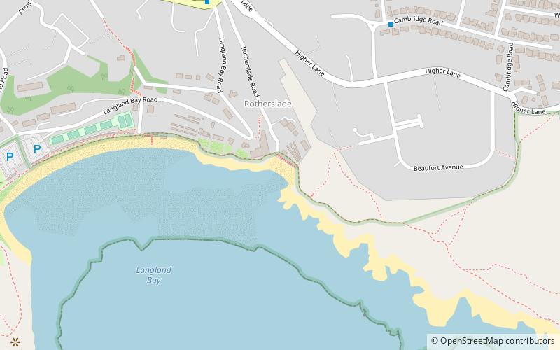 Rotherslade location map
